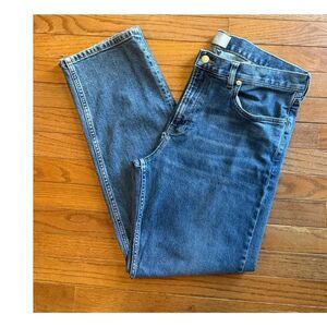 Everlane Mens The Organic Cotton Slim-Fit Jean 35x32 in Faded Sky Blue